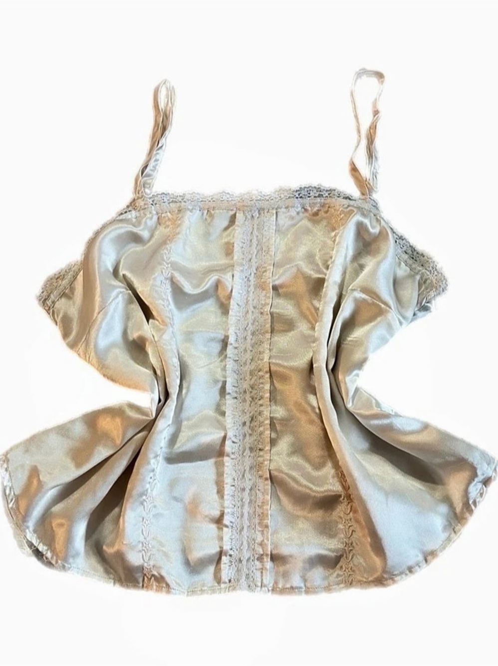 Vintage sheer lingerie silk cami16
